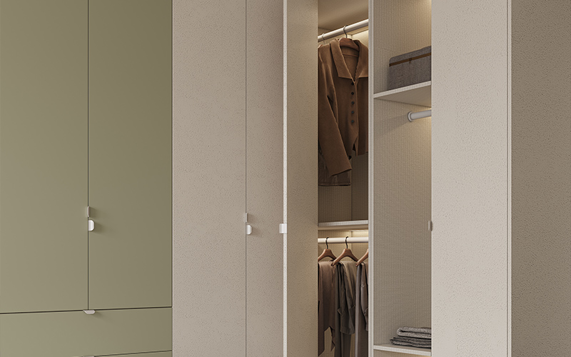 FLYHOME LegoLife wardrobe detail: Room around the corner